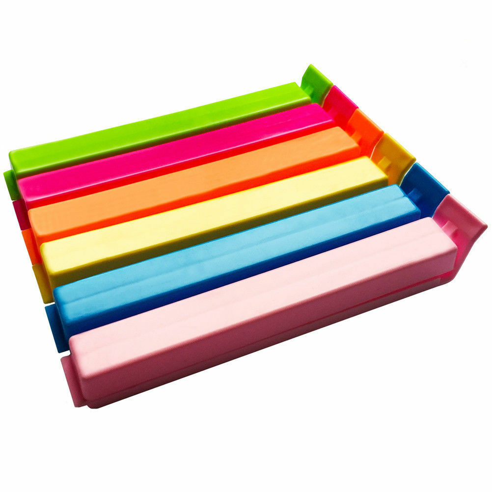 Food Snack Storage Seal Sealing Freezer and Fridge Bag Clips Sealer Clamp 10pcs