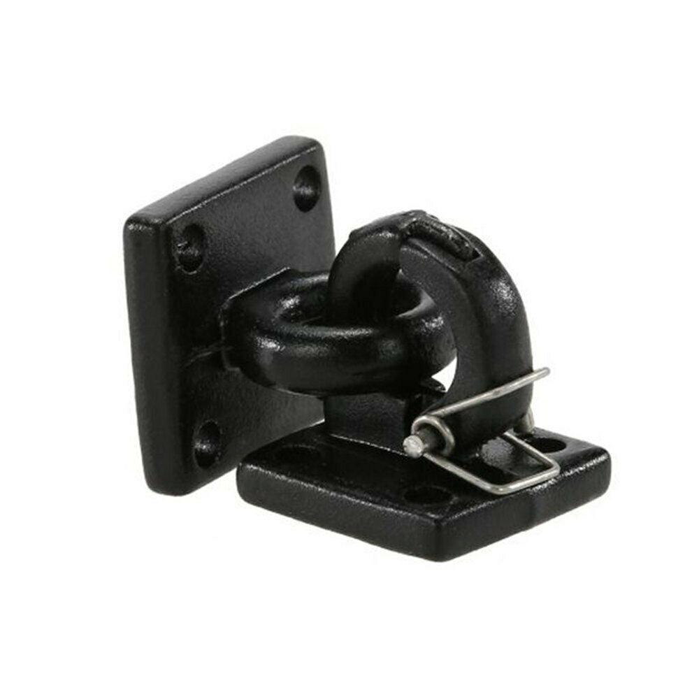 2X Black Metal Tow Hook Trailer Chain Hitch For 1:10  Redcat HSP HPI