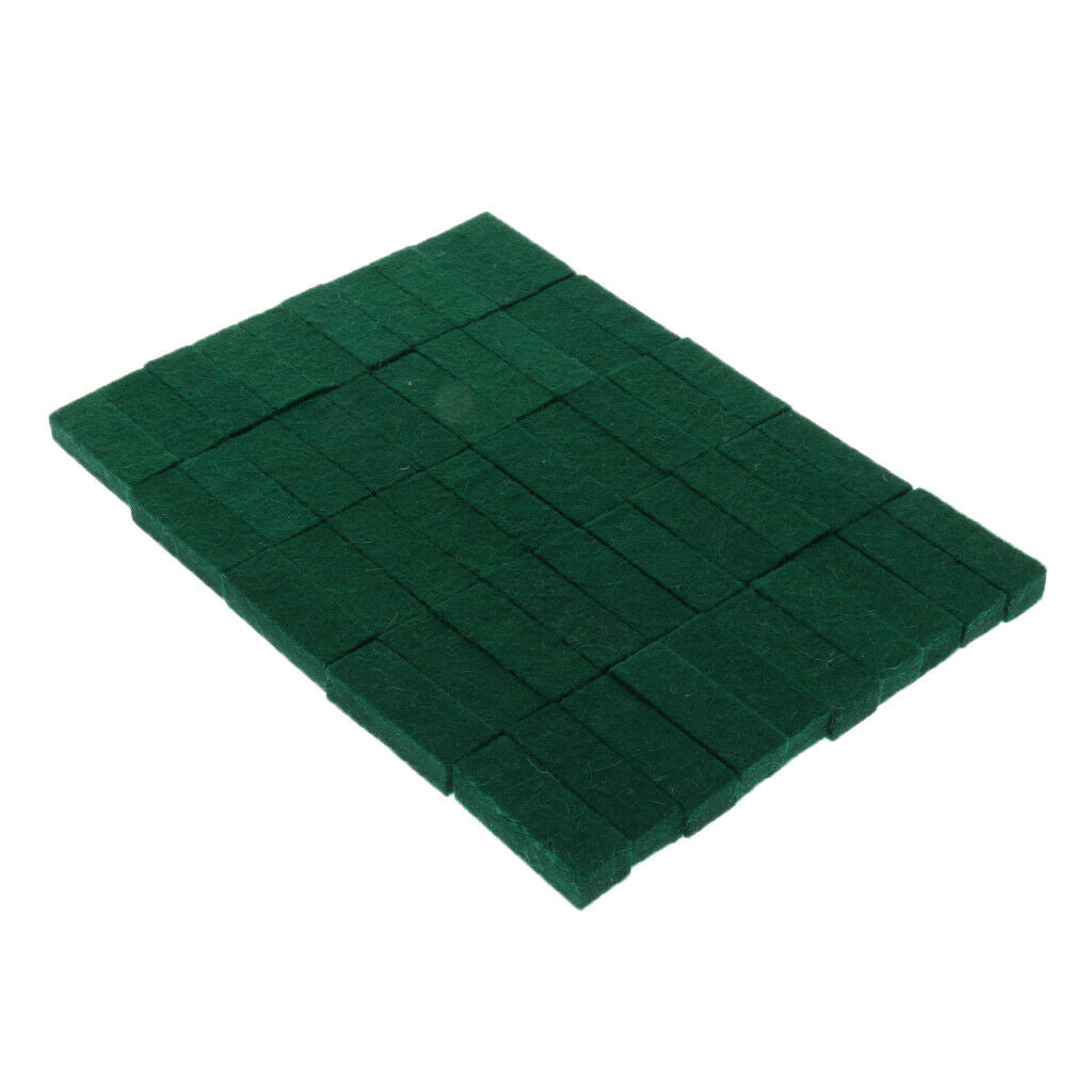 50 Pieces Upright/Grand Piano Damper Lifter Felt Treble Damper Felt Green