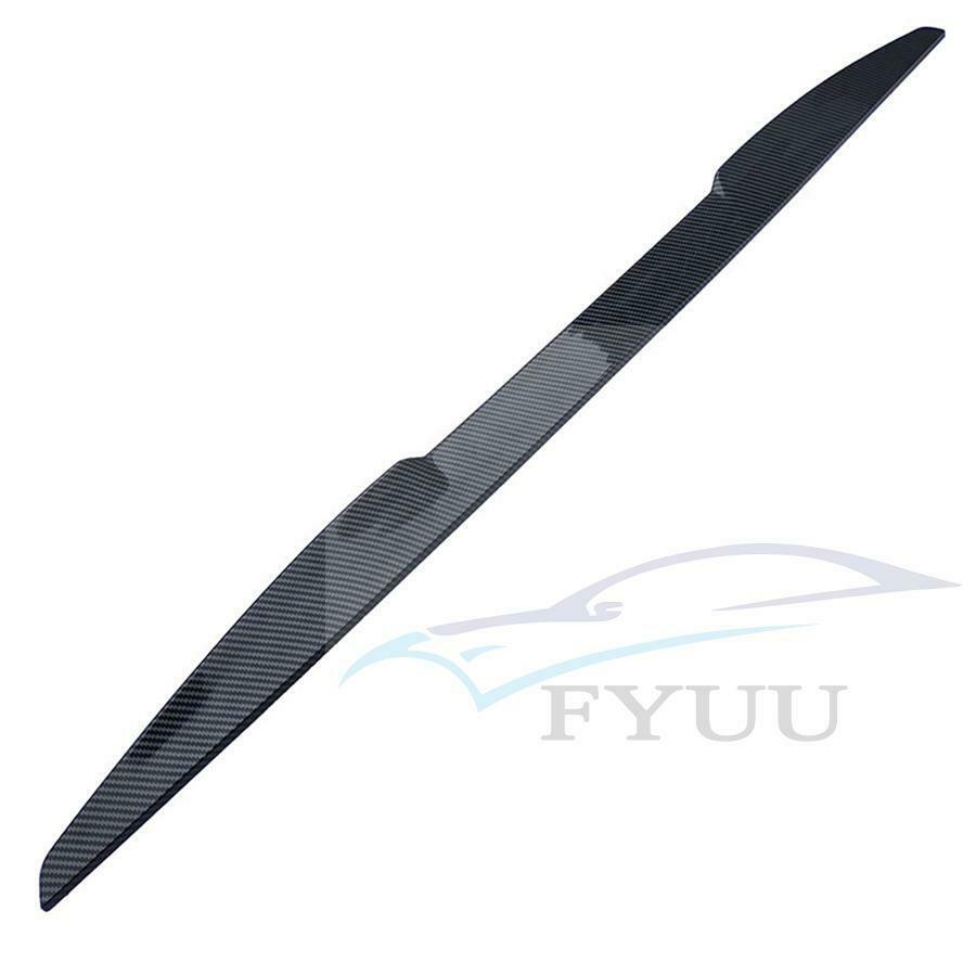 99CM Carbon Fiber Color Car Rear Roof Lip Spoiler Lip Wing Tail Trunk Spoilers