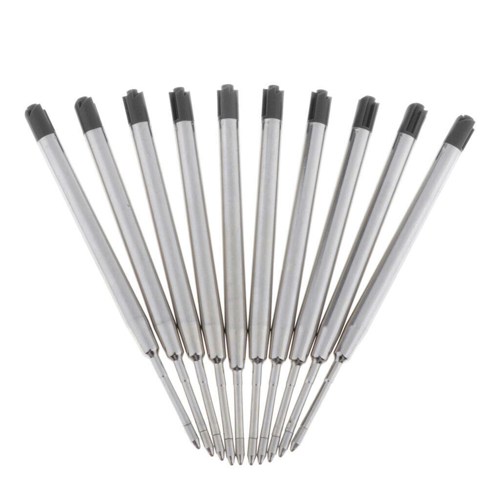 10 pieces rollerball gel pen ballpoint pen refill refills set