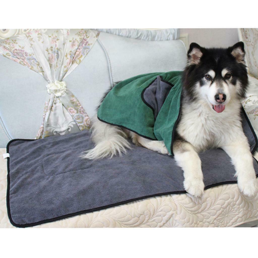 Super Towel Pet Towel Medium Large Animals Pet Puppy Dogs Cats Dark Green