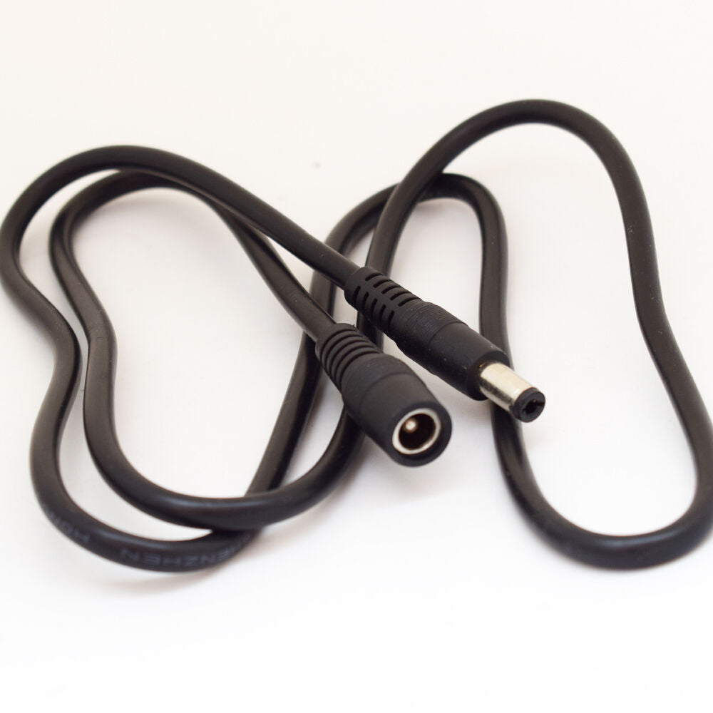10x 1Meter/3.3ft DC Power Supply 5.5x2.5mm 2.5mm Male to Female Extension Cable