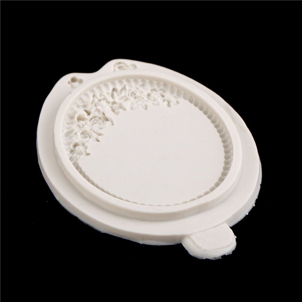 Beauty Frame Silicone Fondant Mold DIY Chocolate Cake Decorating Tools .l8