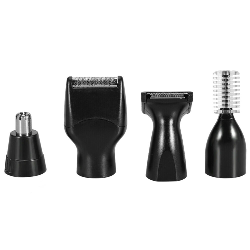 Men Hair Trimmer 4 In1 Electric Clipper Face Care Shaver Ear Nose Groomer Cutter