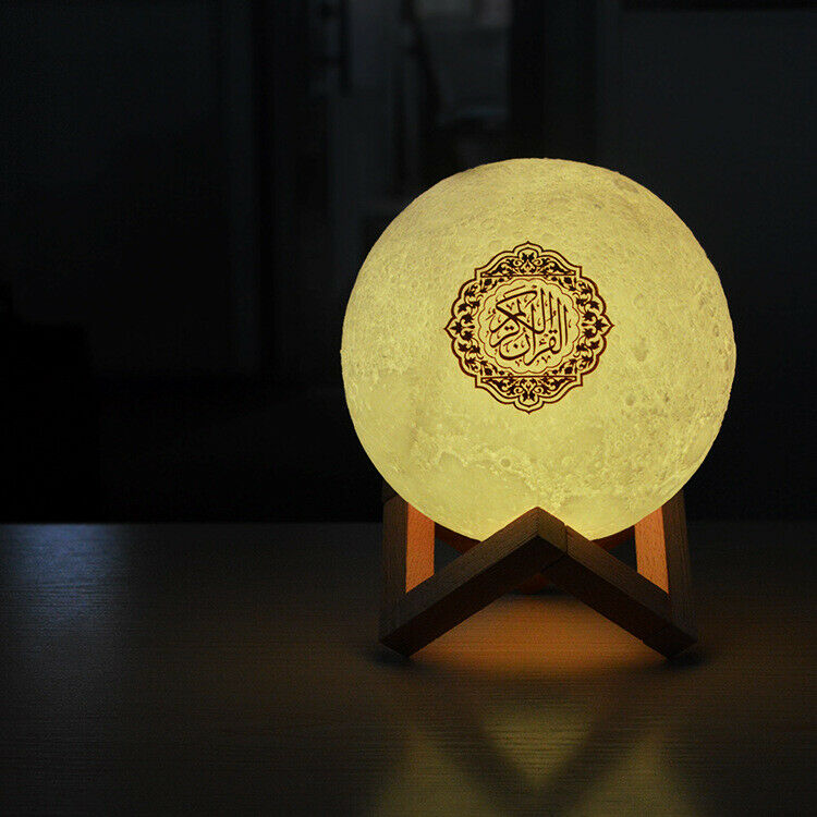 Quran Bluetooth Speakers Colorful Remote Control Small Moonlight LED Night Light