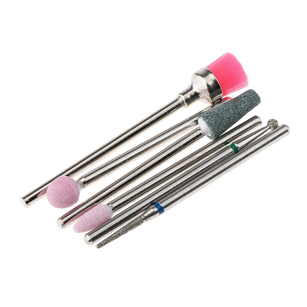 Portable Useful Nail Polish Drill Bits Set Cuticle Removal Tools Pedicure 03
