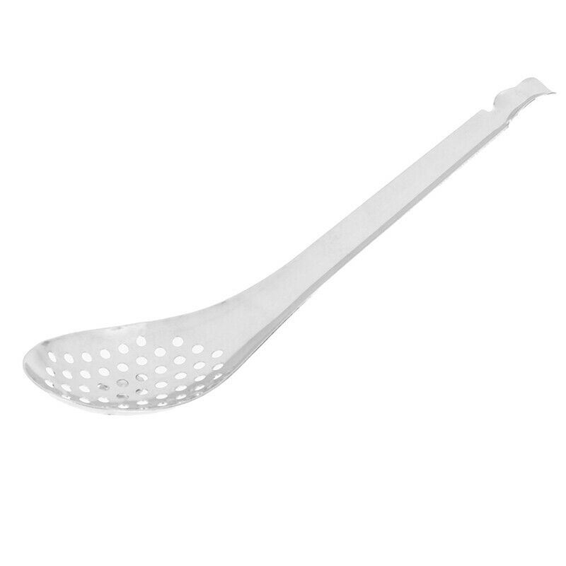 56 Holes Caviar Spoon Useful Kitchen Cooking Gadgets Colander Egg Yo.l8