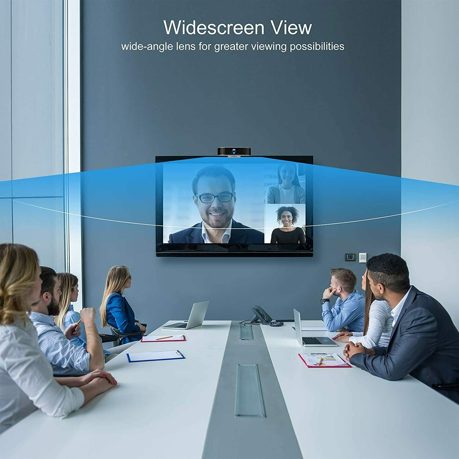 Webcam with Microphone, 1080P HD USB Pc Computer Cameras with Tripod, Web Camera