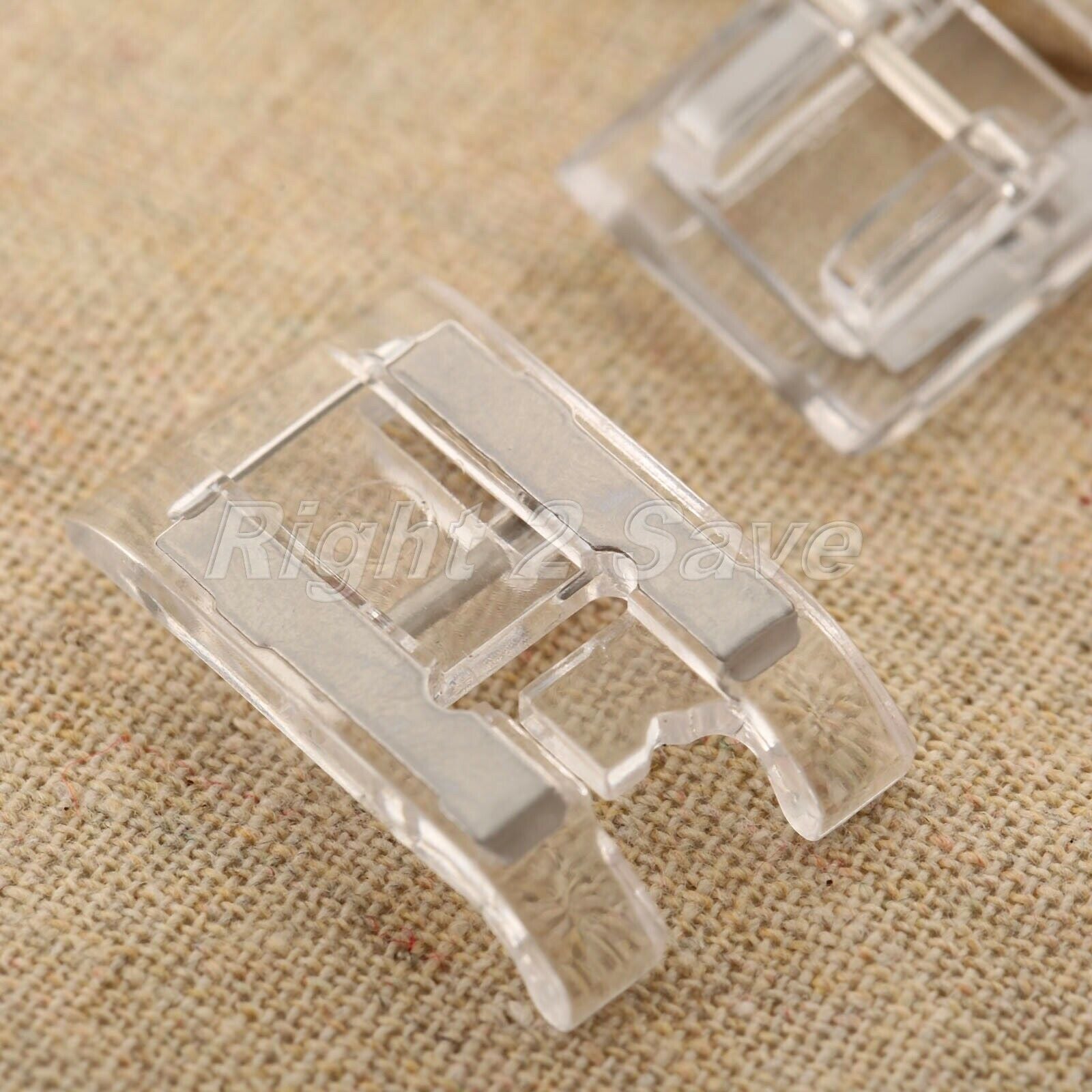 Plastic Stainless Steel Satin Stitch Foot For Domestic Sewing Machines Janome