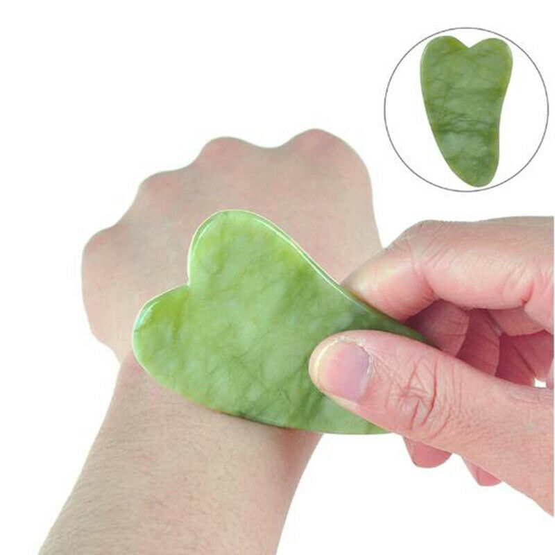 1PC Guasha Jade Board Scraper Tool SPA Salon Body Massager Health Care To.l8