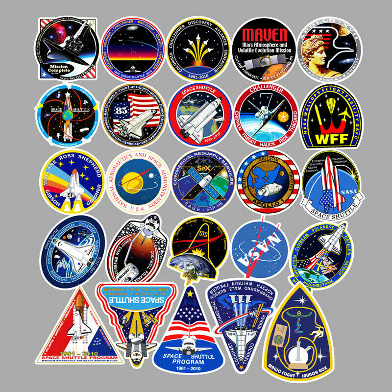 2019 Outer Space PVC Stickers Toys for Children UFO Alien Rocket Planet Stickers
