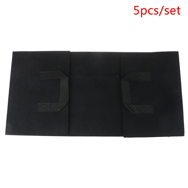 5Pcs Planter Grow Bags Fabric Garden Pots Plant Vegetable Tomato Potato CarrDD