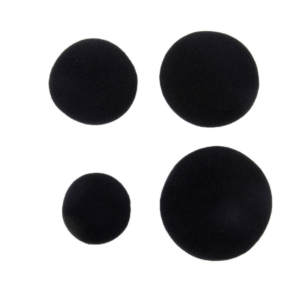 Soft Elastic Sponge Earbuds Covers Earphones Ear Pad Dustproof 55mm Black
