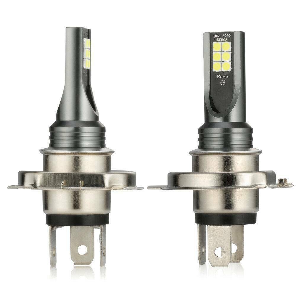 2x H4 9003 LED Headlight Bulbs Kit High-Low Beam Super Bright 55W 8000LM 6000K~