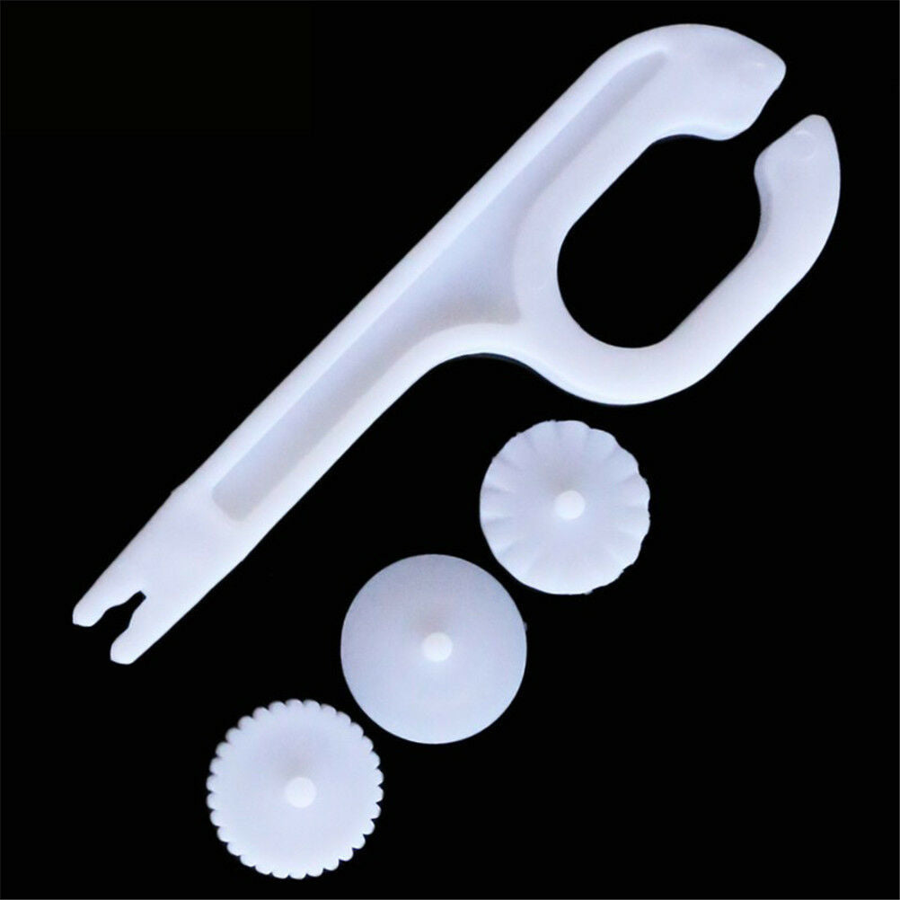 1set Fondant Cake Sugar Craft Paste Embosser Wheel Stitching Cutter Tools .l8