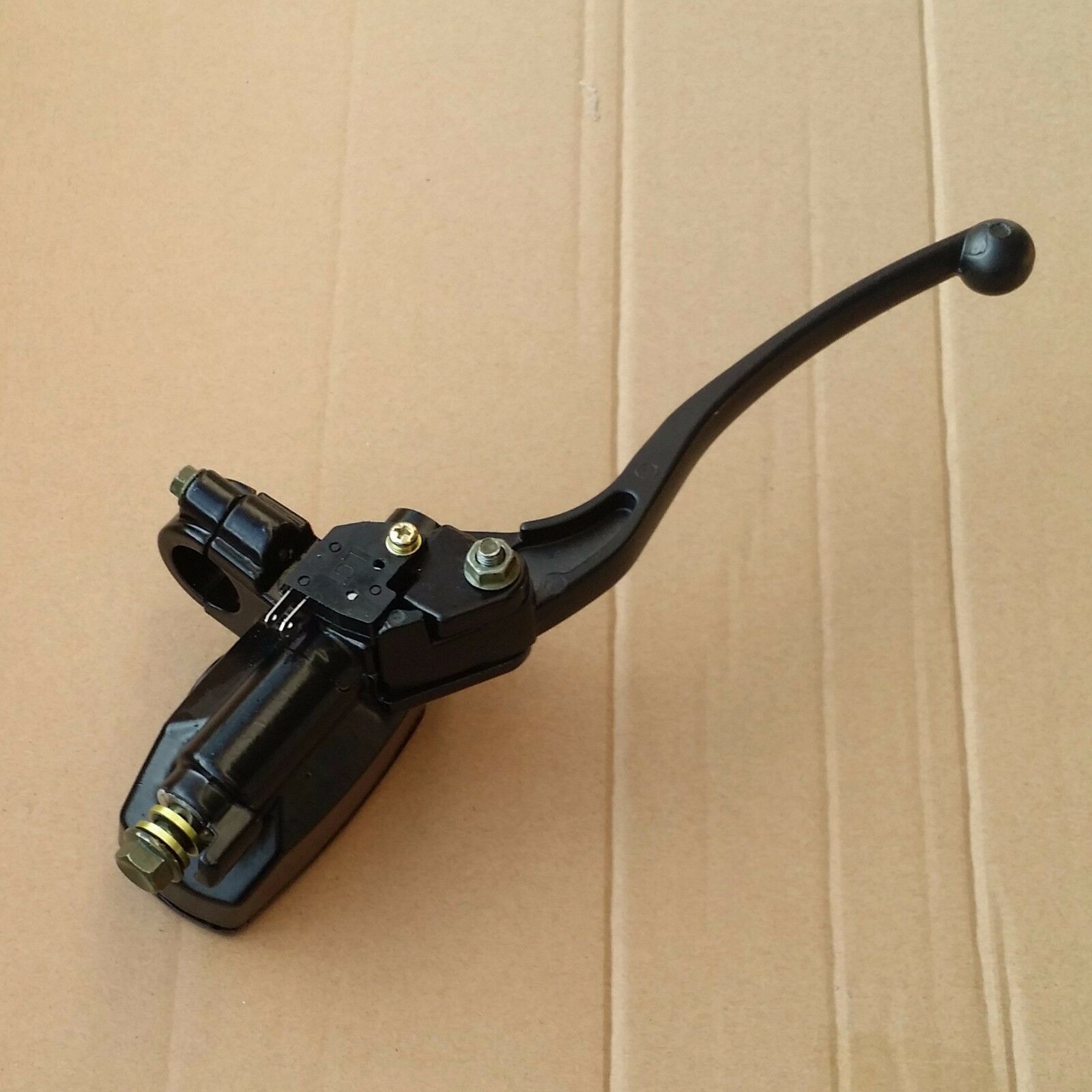 Black 7/8" 22mm Right Brake Master Cylinder Cruiser Cafe Racer Chopper Custom CB