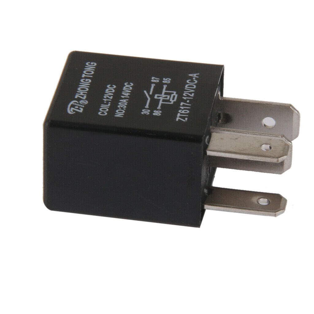 20X Car Truck Auto Automotive DC 12V 30A 30 AMP SPST Relay Relays 4 Pin+5Pin