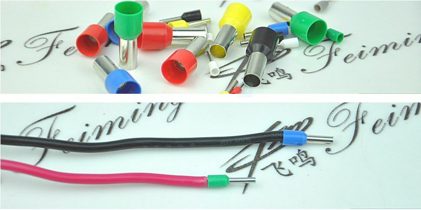 300pcs 22-10 AWG Wire Copper Crimp Terminal Insulated Cord Pin End Connector Kit