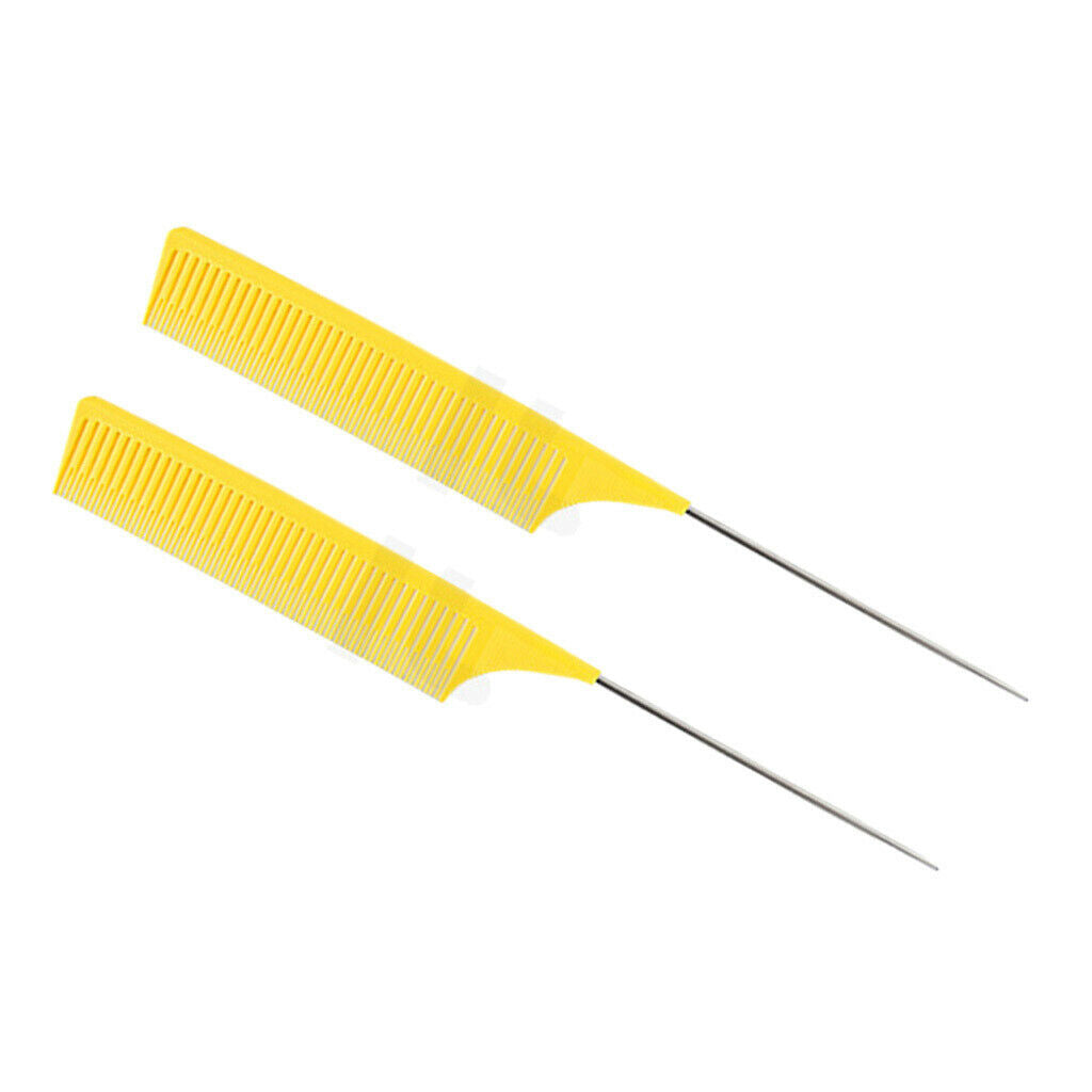 Professional ABS Sectioning Weave Highlighting Foiling Hair Combs Salon Comb