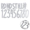 Digital Set Die Cut Numeral Metal Cutting Dies Stencil Scrapbooking Embos Tt