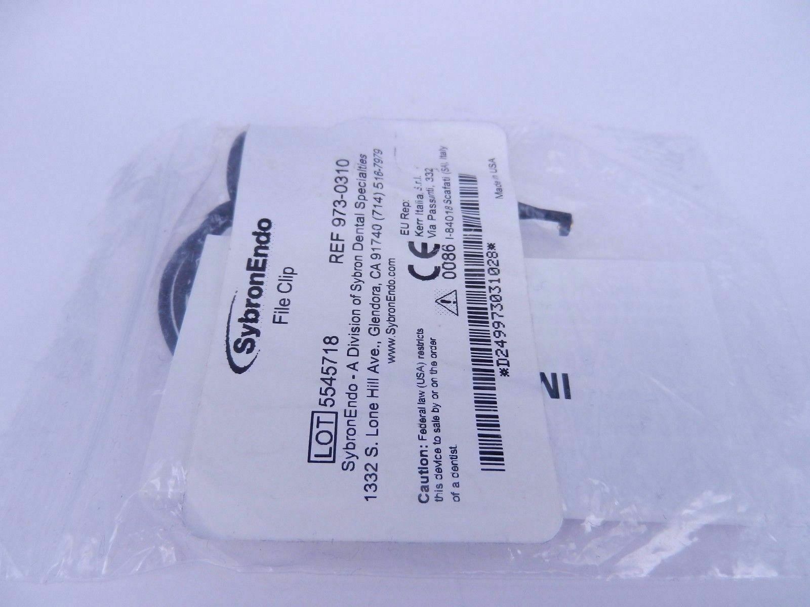 2x SybronEndo File Clip Holder Sybron Endo Apex Locator Root Cannel autoclavable