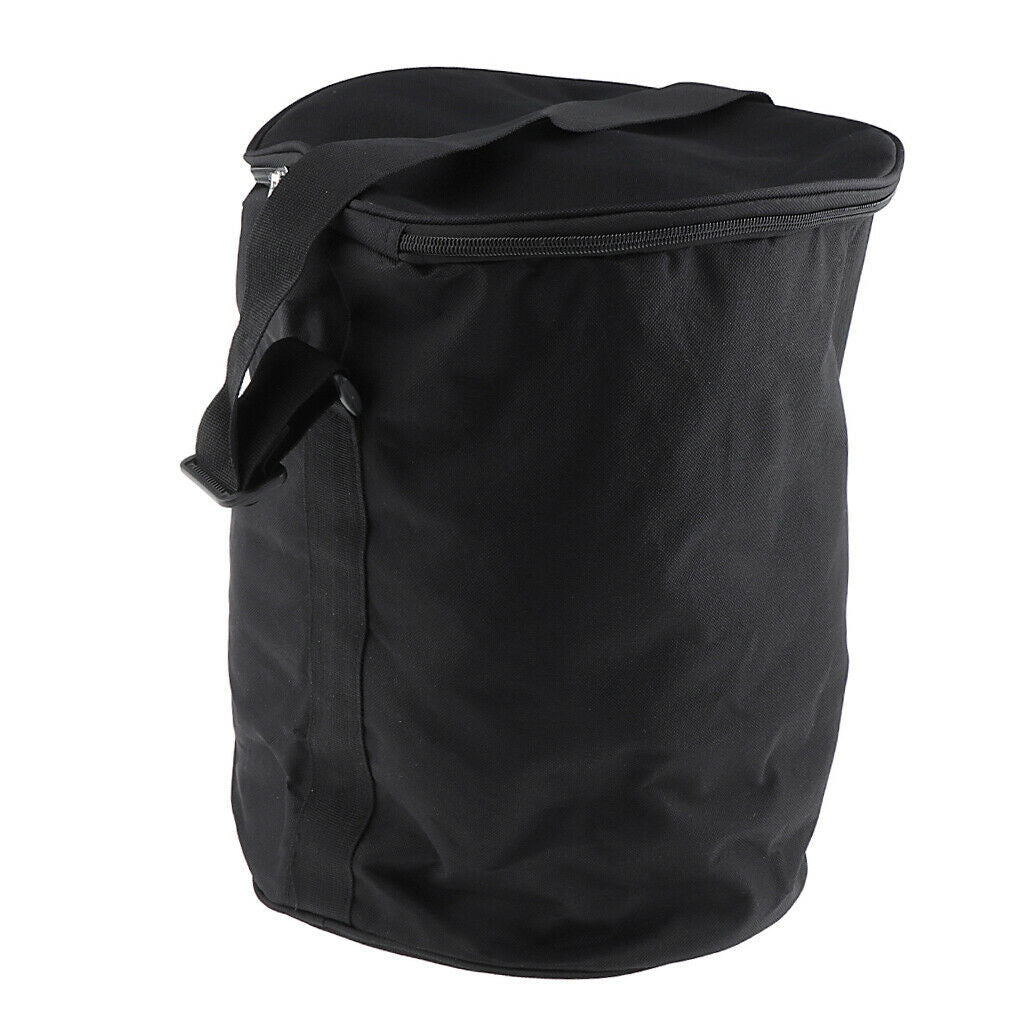 Round Bucket Bag Sports Basket Sports Tennis Balls Storage Handbag Black