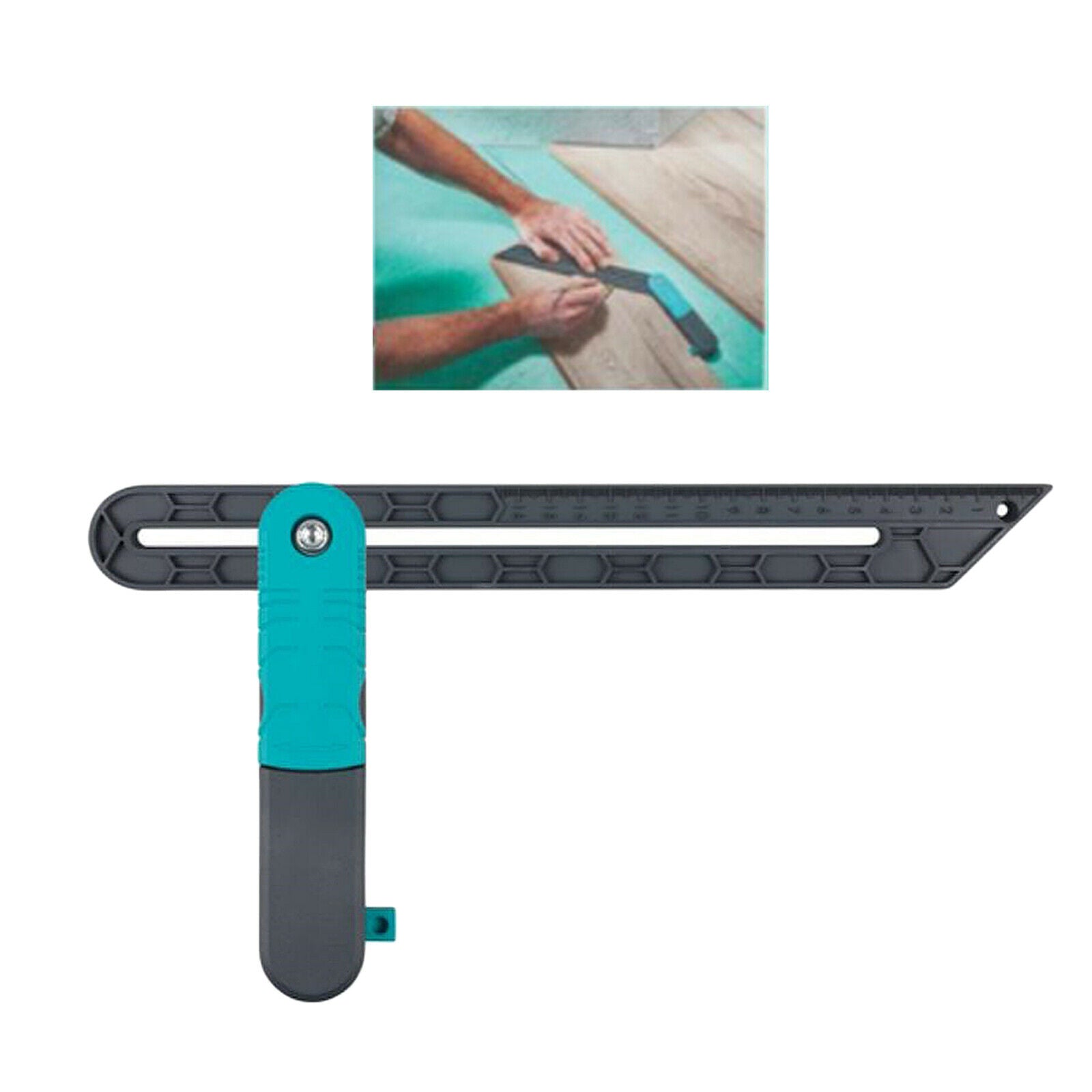 Precise Lock Angle Measuring Ruler Level Tiling Gauge Metric Carpenter