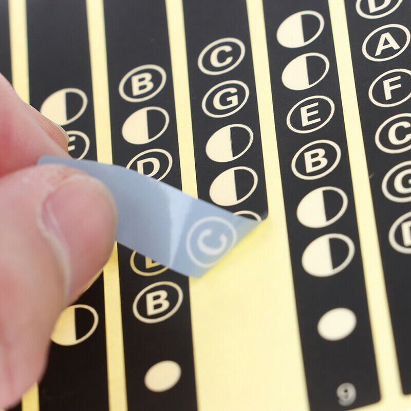 Guitar Fretboard Notes Map Labels Stickers Fingerboard for 6 String Acous.l8