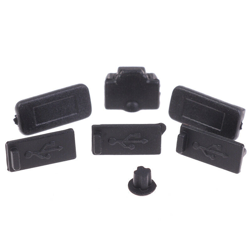 7pcs Silicone Rubber Dust Proof Cover for Xbox One X Stopper Dustproof Ki.l8