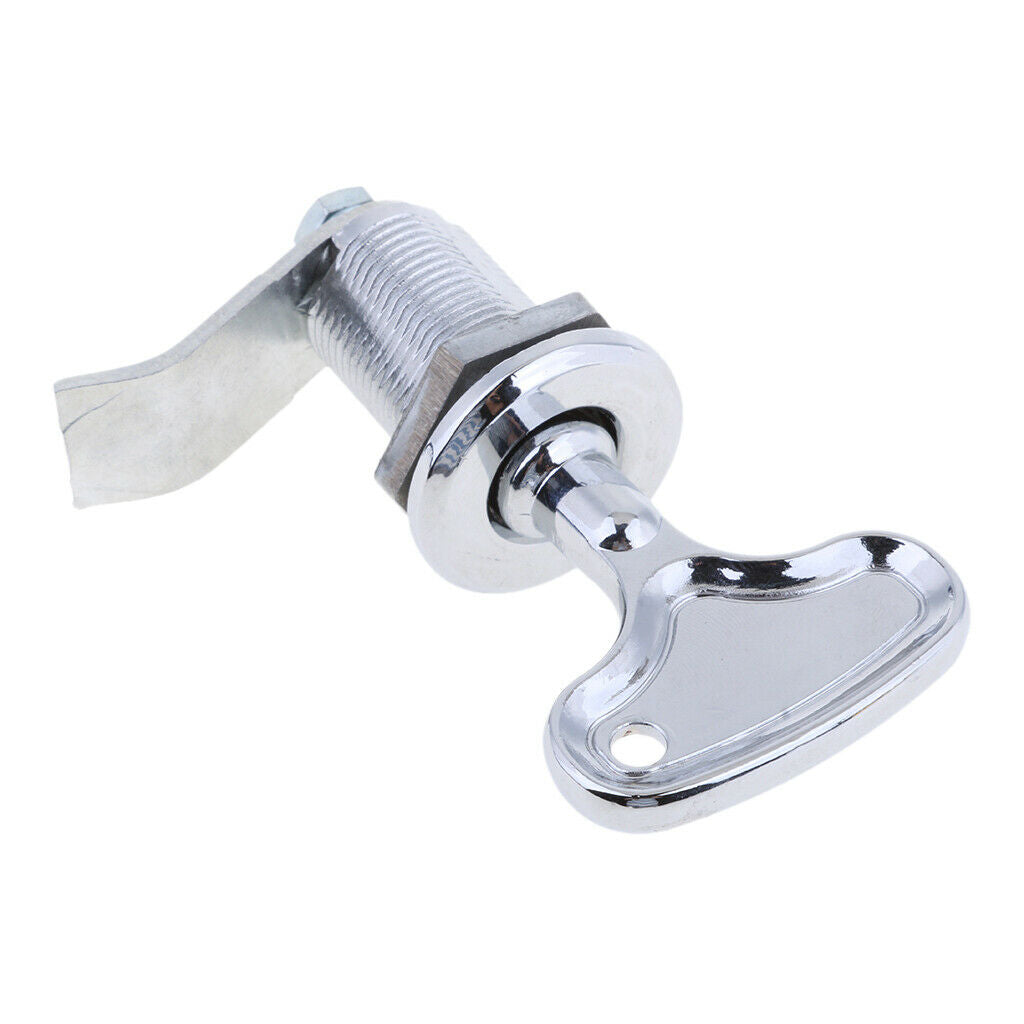 New Boat Stainless Steel Triangulation Deck Cabin Pull Ring Door Lock Latch