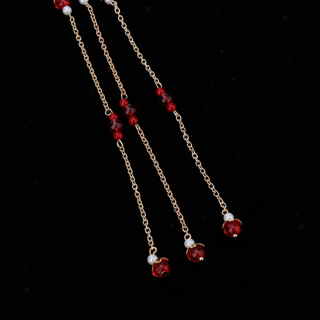 Handmade Chinese Style Wedding Bridal Hair Jewelry Hairpin Earring Set