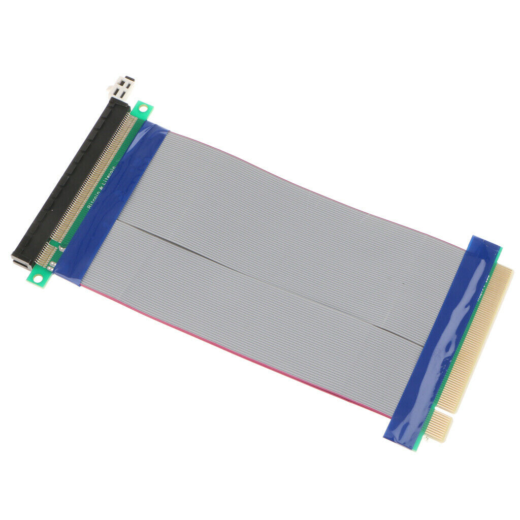 PCI-Express PCIe 16X Slot Riser Card Ribbon Extension 19cm Cable