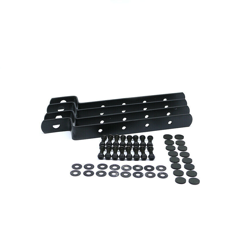 Adjustable Saddle bag Support Bar Mounting Kit Bracket For Cafe Racer Universal
