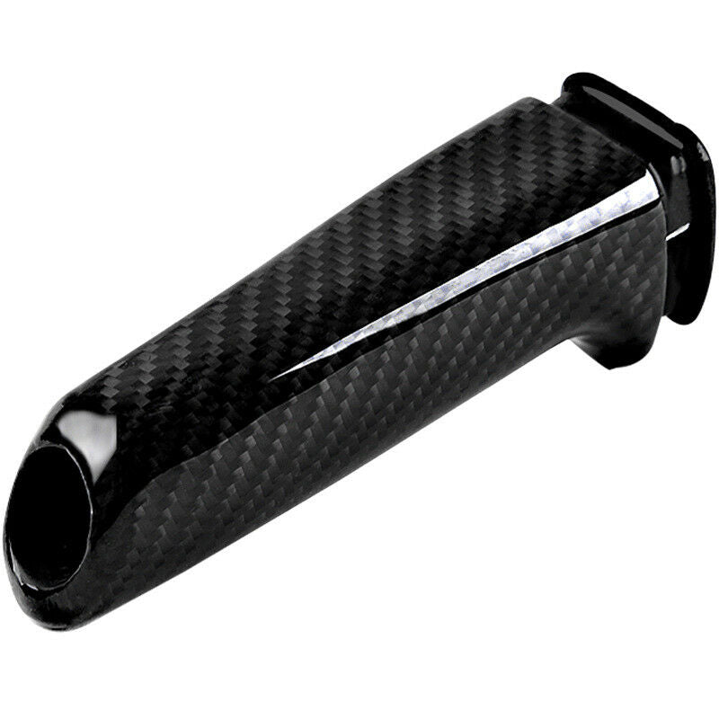 For BMW E46 E90 E92 E60 E39 F30 F34 F10 Carbon Fiber Car Handbrake Grips Cover