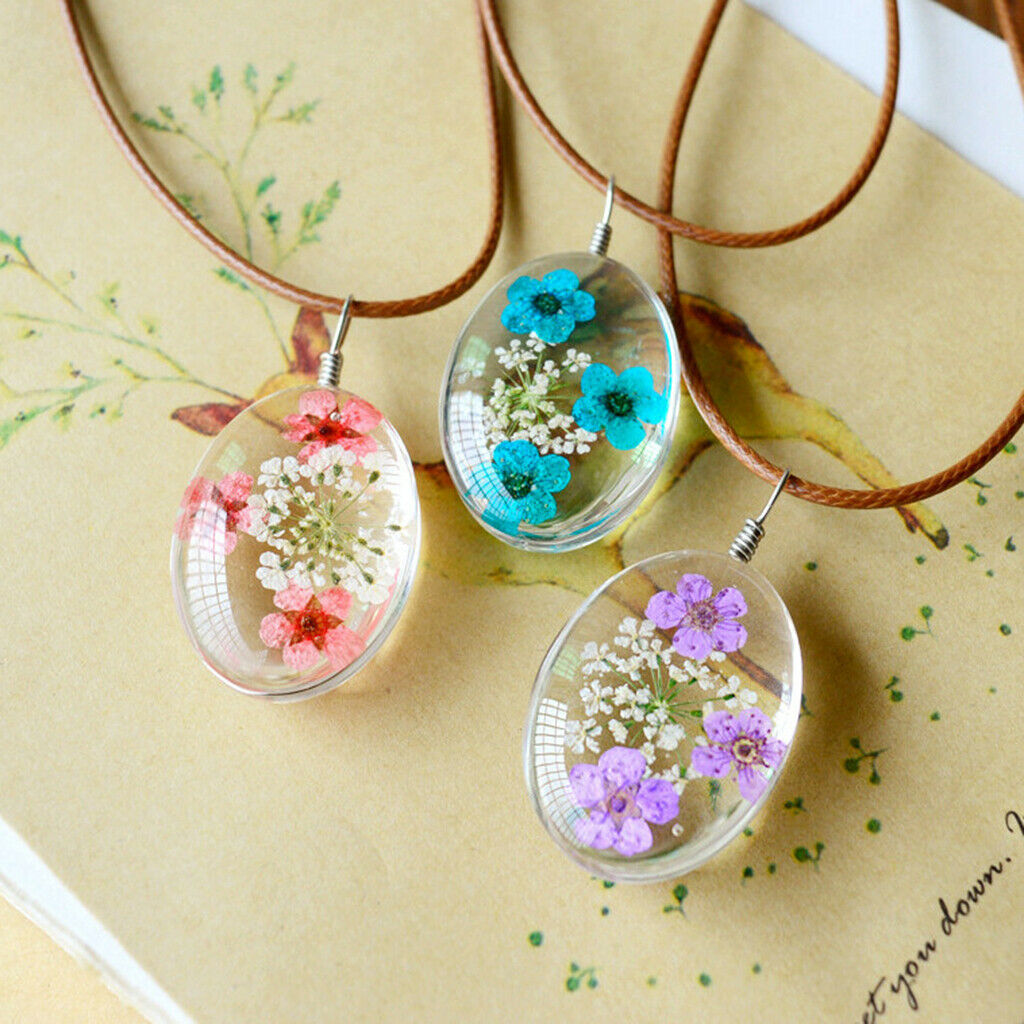 10 Pieces Beautiful Pressed Dried Flowers Leaves for Arts Crafts DIY Decor