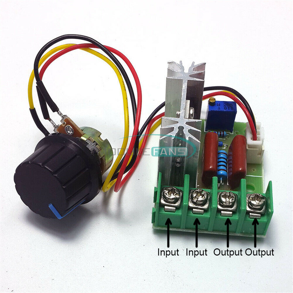 AC 50-220V 2000W High Power Voltage Regulator Switch Motor Speed Controller