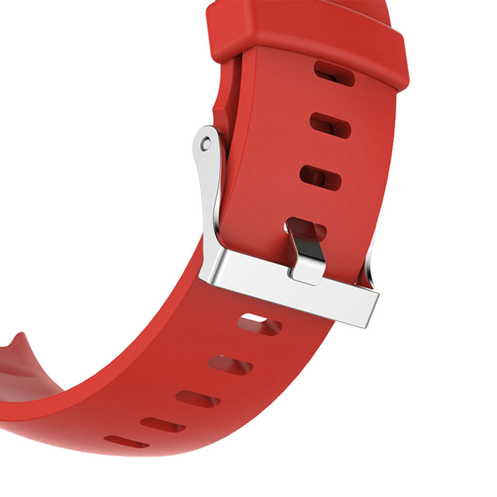 Silicone Wrist Band Strap Holder Buckle For   Approach S3 Watch Red