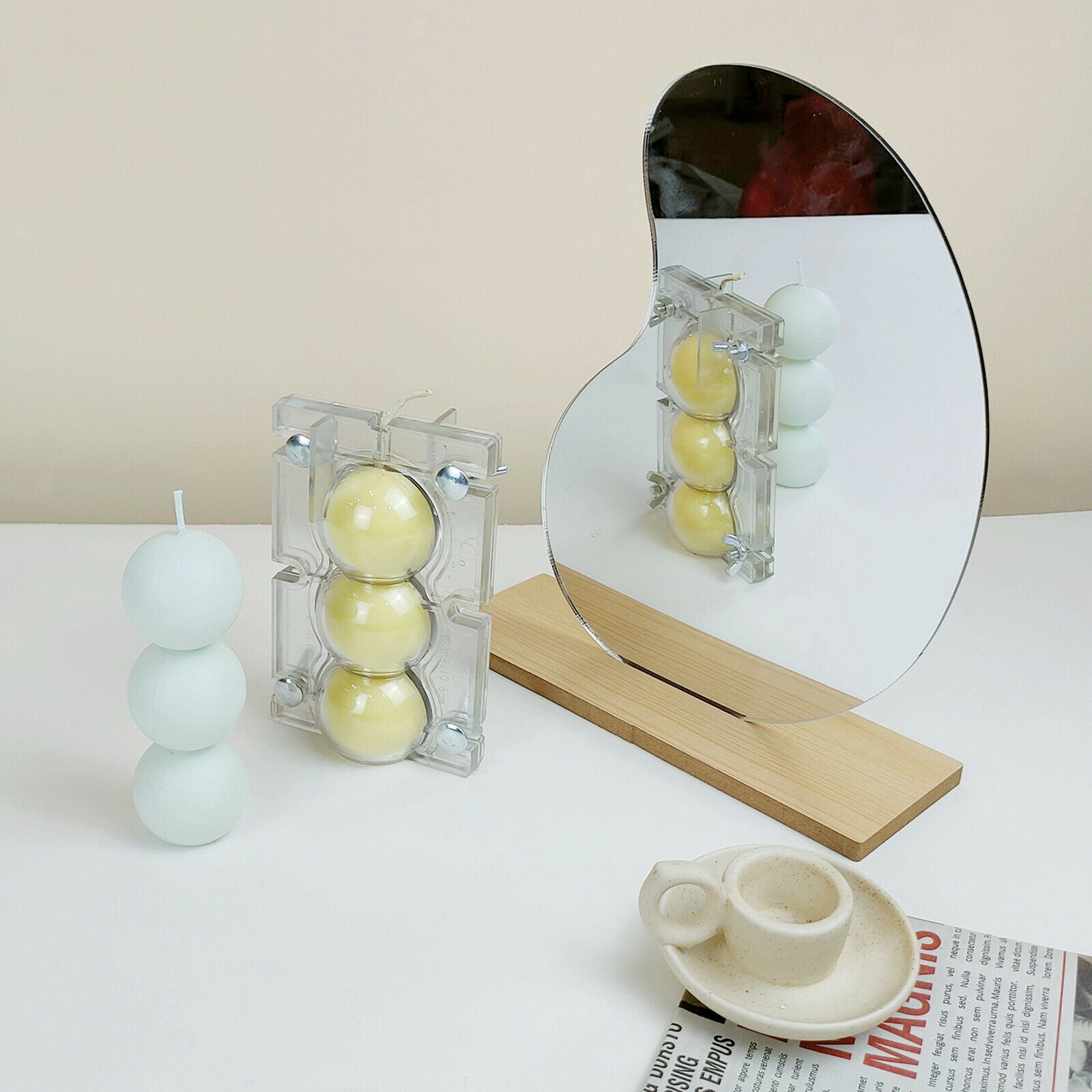 Plastic Candle Mold Mini for Scented Candles DIY Making Handmade Ornaments