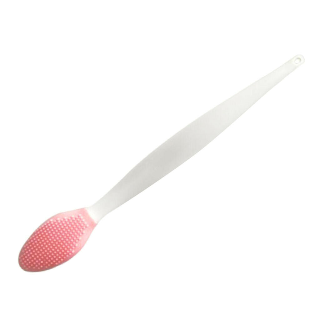 2 Pieces Face Clean Handheld Silicone Brush Peeling Blackhead Remove Brush