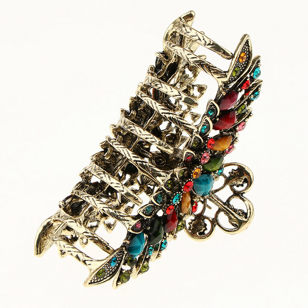 Large Turquoise Hair Claw Jaw Pins Barrette Hair Updo Grip Hair Jewelry