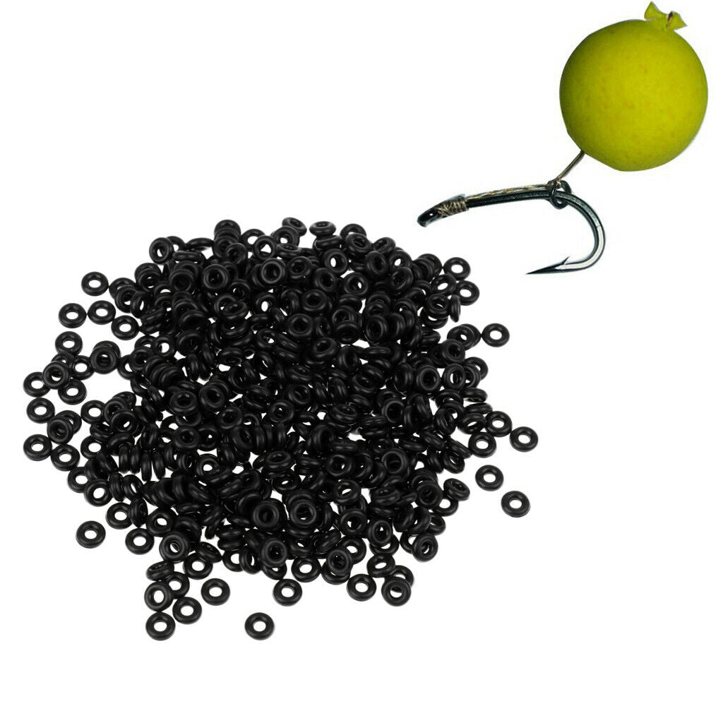 Fishing O Shaped Rings Tippet Connect Rubber Ring Fishing Line Connectors