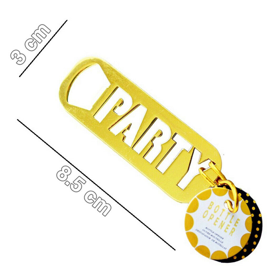 Golden Practical Wine Beer Bottle Opener Wedding Party Set Gift