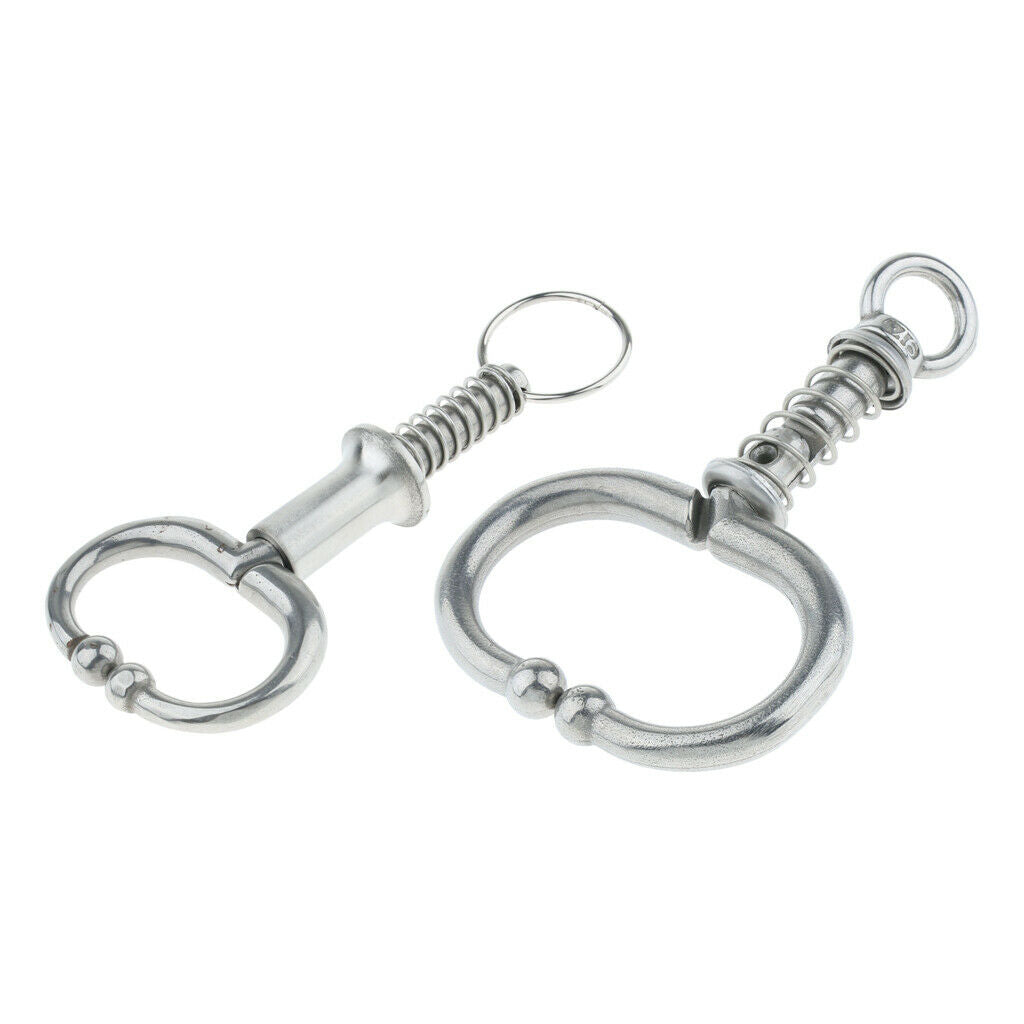 Stainless Bull Cow Nose Lead Show Cattle Steel Farm Ranch Veterinary M