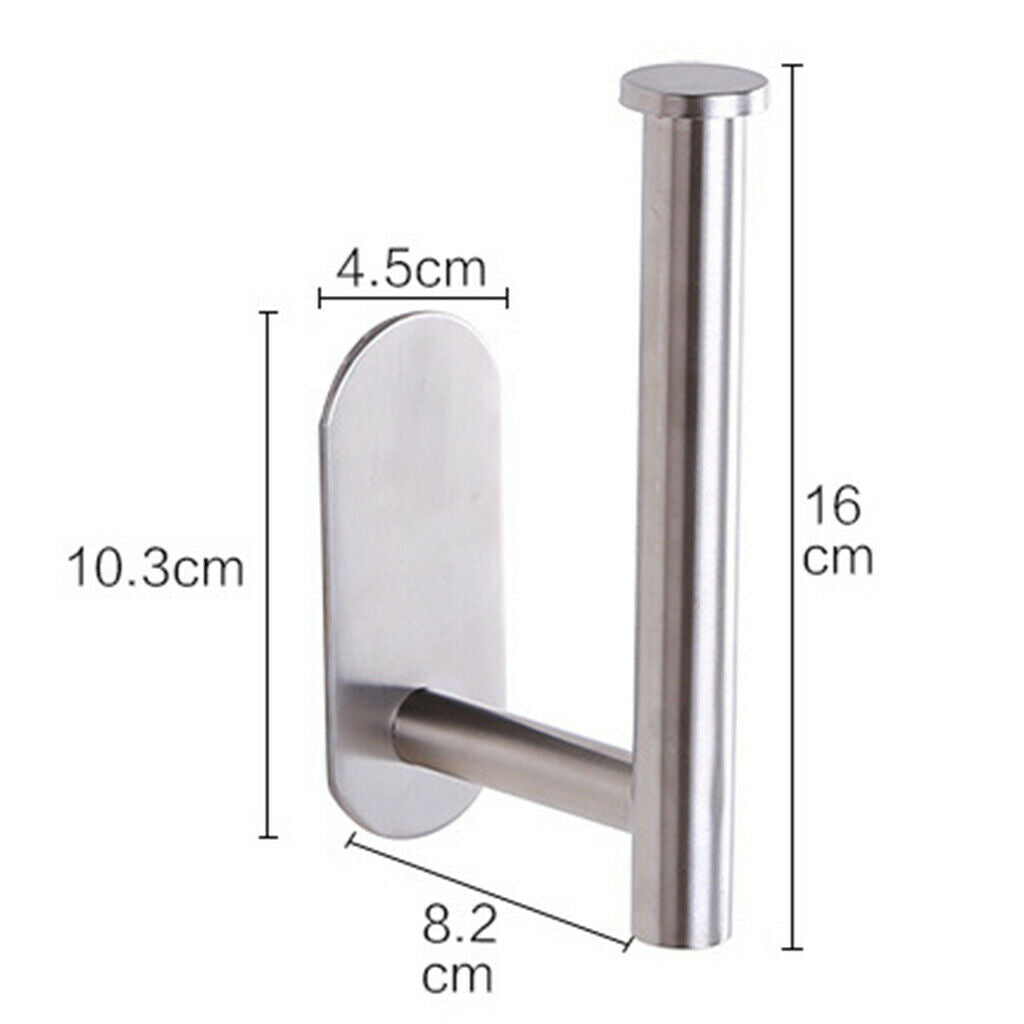 Wall Mounted Tissue Holder Kitchen Bathroom Toilet Paper Roll Rack Storage