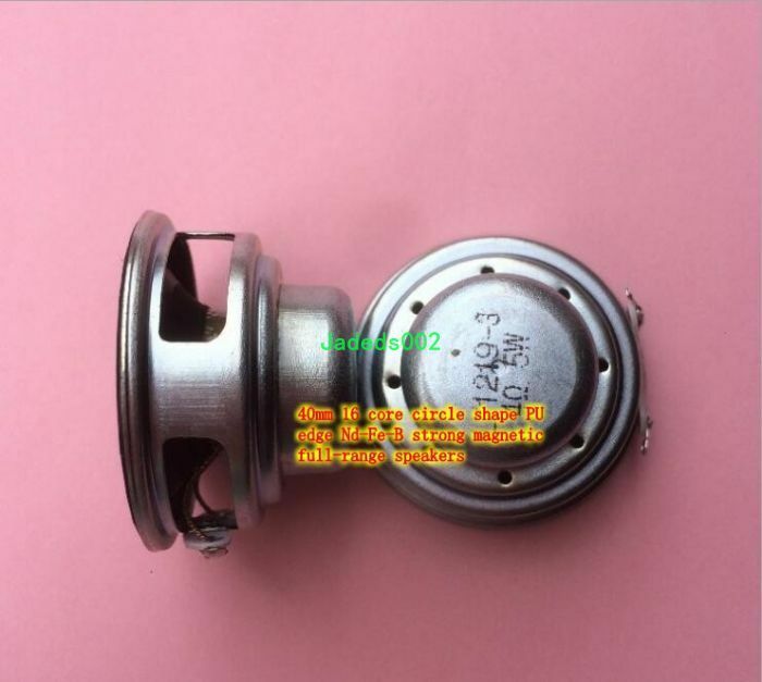 2pcs 40mm 4ohm 4Ω 5W Full-range speaker loudspeaker Round Home Audio part DIY