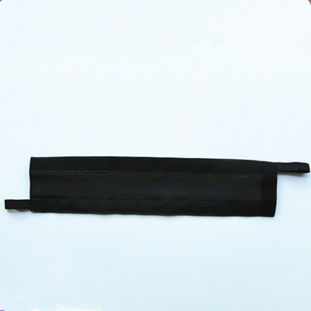 Rock Climbing Rope Protector Sleeve Sheathing Protective Cover 50x12cm Black