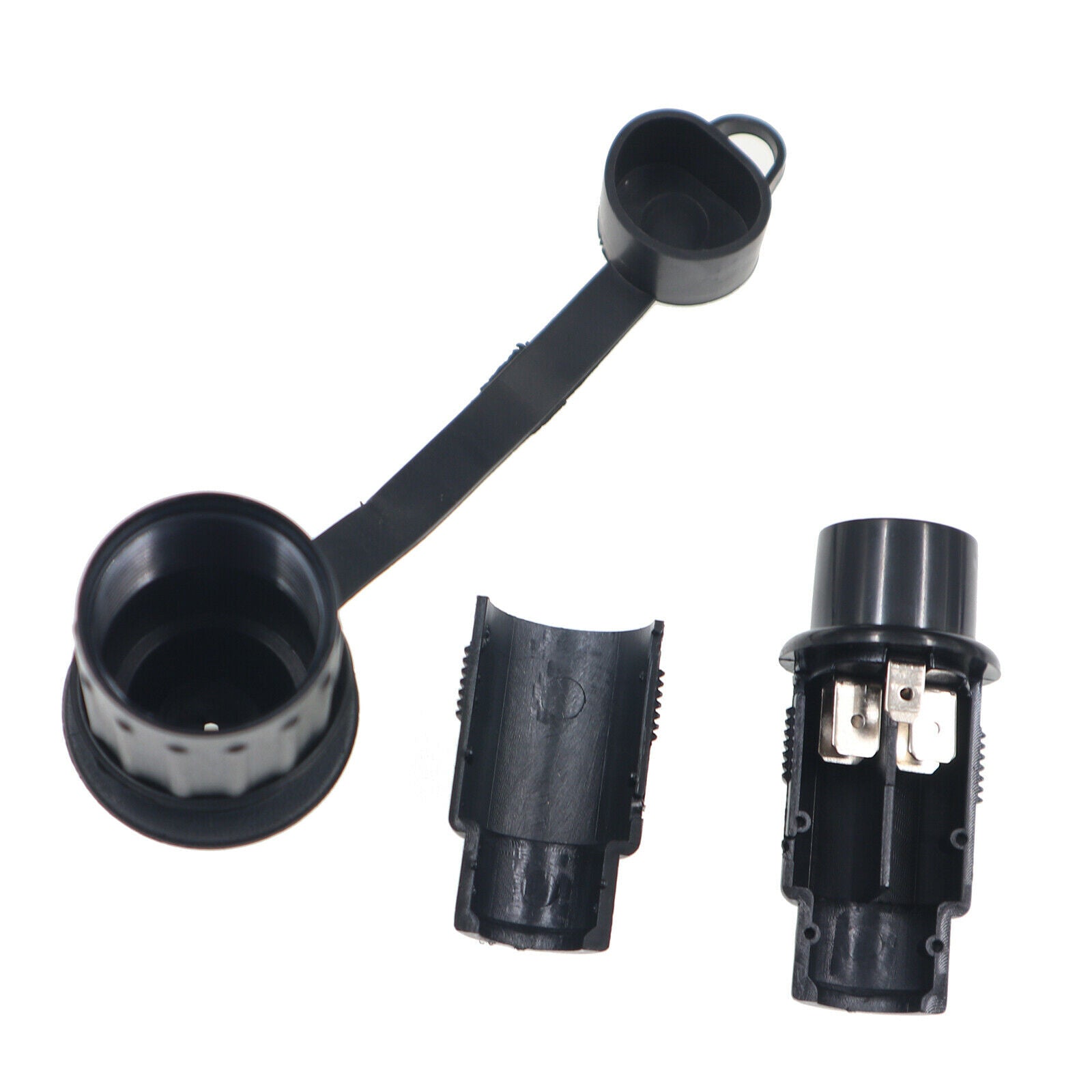 3 Pin Electric Trailer Connector Socket Caravan Truck Camper