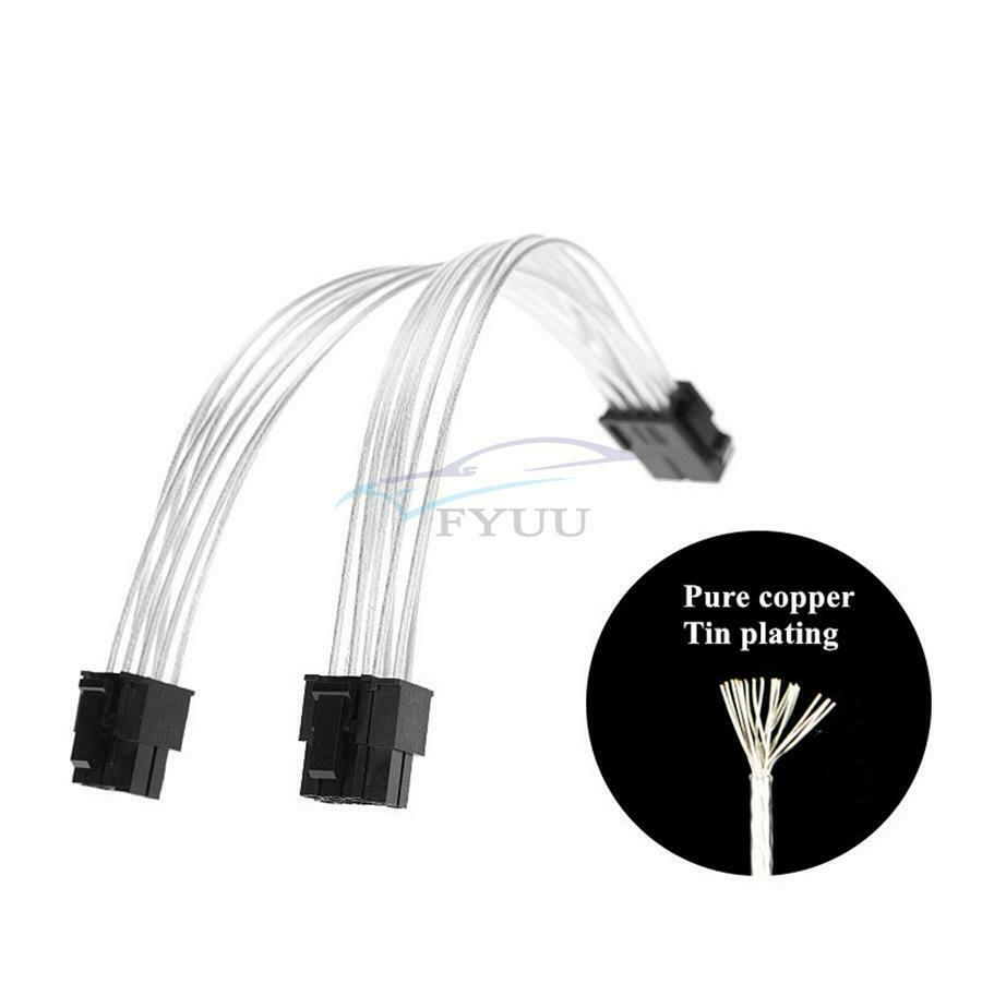 Graphics Card Power Cord Power Cable Splitter 18 AWG/Ribbon Cable Wire Connector