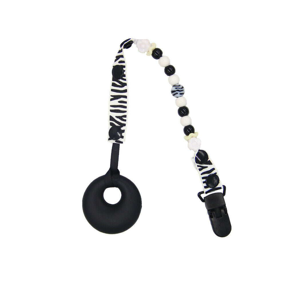Teether Pendants Silicone Baby Crib Educational Toys Room Decoration - Round